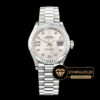 Rolex Datejust Lady 279384 Gri Taşlı Kadran 28mm Clone ETA