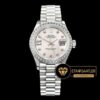 Rolex Datejust Lady 279384 Gri Taşlı Kadran ve Bezel 28mm Clone ETA