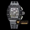 Richard Mille Flyback Chronograph RM011-03 Karbon Kasa Siyah Kordon ETA