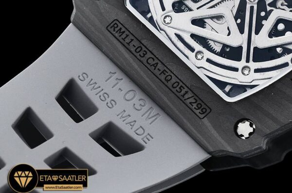 Rm0171f Rm011 03 Flyback Chrono Fcru (grey) Kvf A7750 Mod 10 10