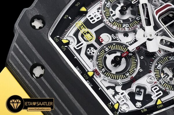 Rm0171h Rm011 03 Flyback Chrono Fcru (yellow) Kvf A7750 Mod 03 03