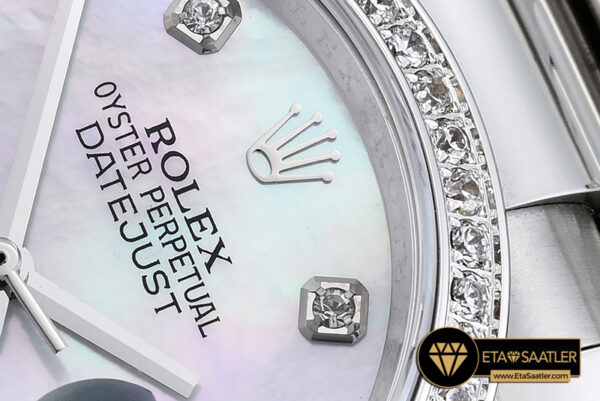 Rmdj207e datejust midsize 31mm ssss wht mop diam bp asia 2836 rmdj207e 2