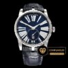 Roger Dubuis Excalibur DBEX0535 Çelik Kasa Mavi Kadran Clone ETA