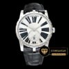 Roger Dubuis Excalibur DBEX0535 Çelik Kasa Beyaz Kadran Clone ETA