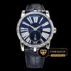 Roger Dubuis Excalibur DBEX0535 Mavi Kadran Mavi Kordon Clone ETA