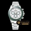 Rolex Cosmograph Daytona 116520LV Beyaz Kadran Yeşil Bezel 1:1 7750 ETA