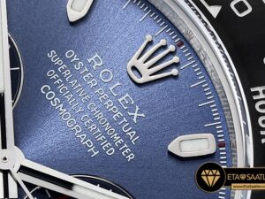 Rolex Cosmograph Daytona 116500LN Mavi Kadran Kaucuk 1 1 Super Plus Clone ETA