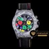 Rolex Cosmograph Daytona Montley By DIW Karbon Rainbow 4130 Clone ETA