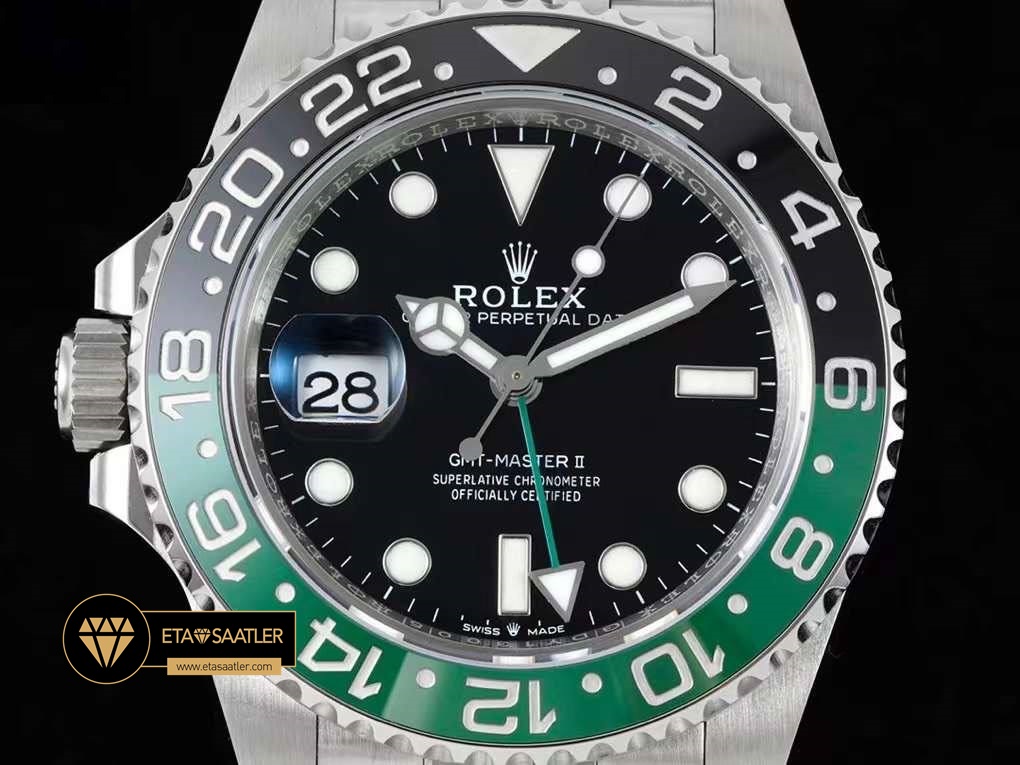 Rolex Gmt-Master II 126720VTNR Sprite Clean Factory 3186 Jubile 904L Super Plus Clone ETA