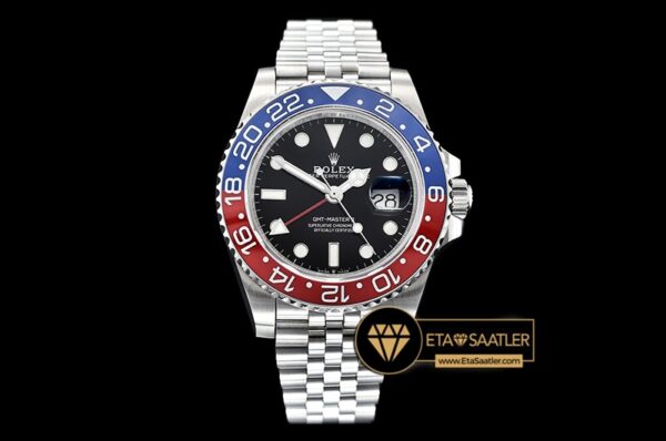 Rolgmt147b Gmt Master Ii 126710 Pepsi 904l Ssss Blk Gmf A2836 08 08