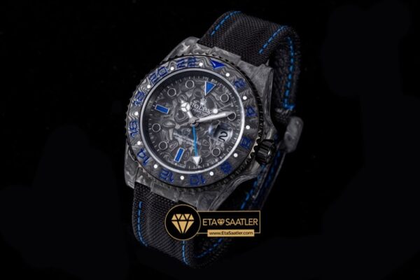 Rolgmt218b rolex gmt diw blue black 3187 super clone eta 02 02