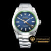 Rolex Milgauss 116400GV Çelik Kasa Z-Blue Kadran 1:1 Super Clone ETA