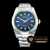 Rolex Milgauss 116400GV Çelik Kasa Z-Blue Kadran 1:1 Clone ETA