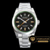 Rolex Milgauss 116400GV Çelik Kasa Siyah Kadran 1:1 Clone ETA