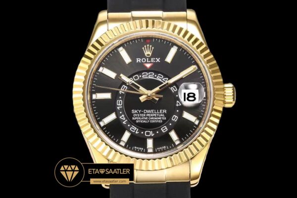 Rolskd017b rolex sky dweller siyah kadran 42mm gold kasa super clone eta (2) 02