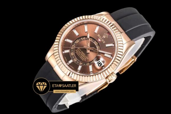 Rolskd018a rolex sky dweller kahve kadran 42mm rose gold kasa super clone eta (6) 06