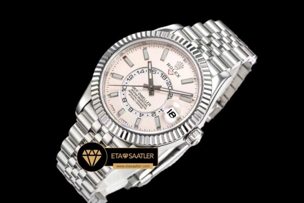 Rolskd020c rolex sky dweller 42mm kirli beyaz kadran 904l Çelik jubile super clone eta (3) 03