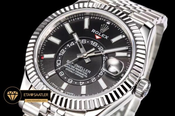 Rolskd021a rolex sky dweller 42mm siyah kadran 904l Çelik jubile super clone eta (6) 06