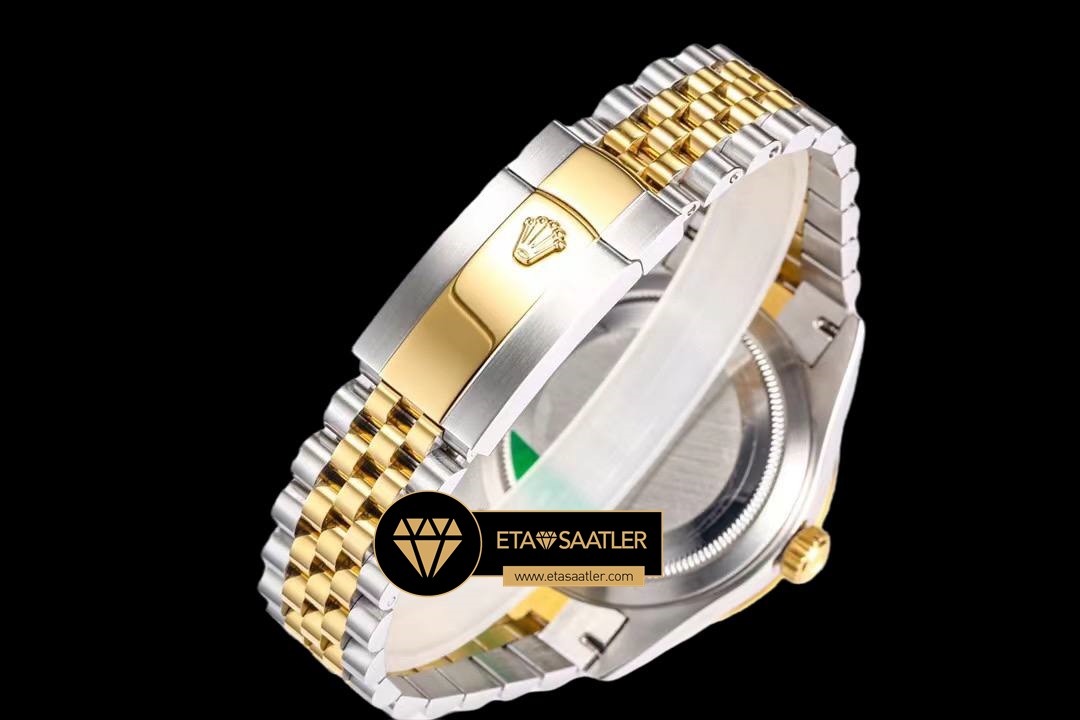 Rolex Sky-Dweller 42mm Gold Kadran Çift Renkli Jubile Super Clone ETA