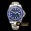 Rolex Submariner 116613LB 18K Altın Kaplama Mavi Kadran 1:1 Clone ETA