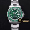 Rolex Submariner 116610LV 904L Yeşil Kadran Hulk Noob V11 3135 Super Clone ETA