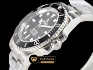 Rolex Submariner 114060LN CLEAN Factory Siyah Seramik Bezel 3130 Super Clone ETA