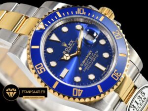 Rolex Submariner 116613LB Mavi CLEAN Factory 18K Altın 3135 Super Clone ETA