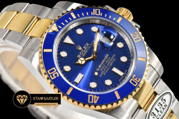 Rolex Submariner 116613LB Mavi CLEAN Factory 18K Altın 3135 Super Clone ETA