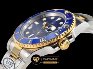 Rolex Submariner 116613LB Mavi CLEAN Factory 18K Altın 3135 Super Clone ETA