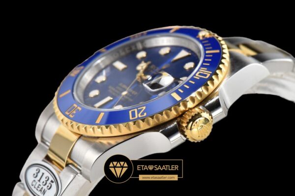 Rolex Submariner 116613LB Mavi CLEAN Factory 18K Altın 3135 Super Clone ETA