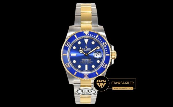 Rolex Submariner 116613LB Mavi CLEAN Factory 18K Altın 3135 Super Clone ETA