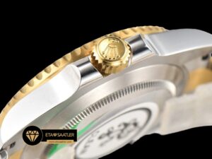 Rolex Submariner 116613LN Siyah CLEAN Factory 18K Altın 3135 Super Clone ETA