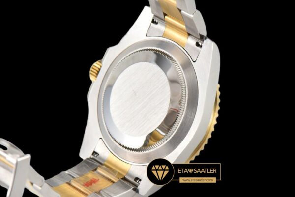 Rolex Submariner 116613LN Siyah CLEAN Factory 18K Altın 3135 Super Clone ETA