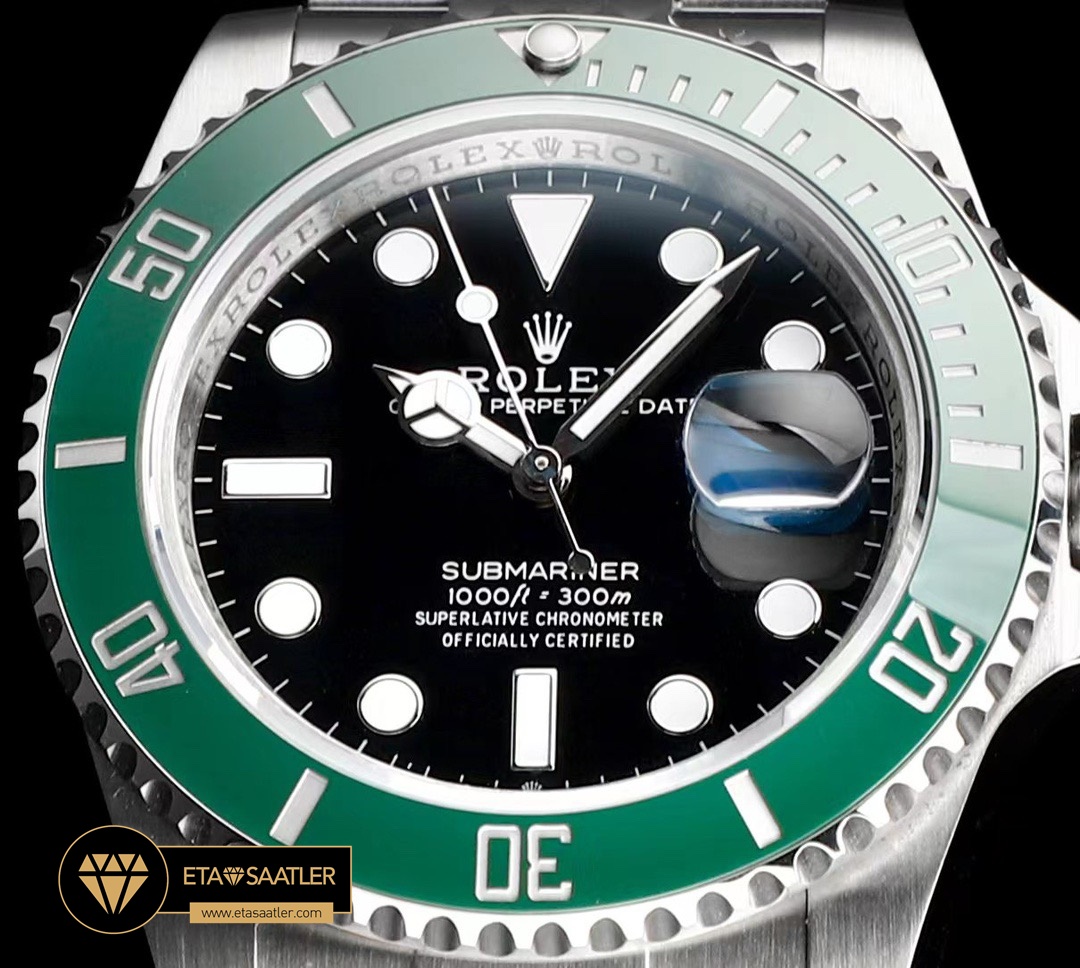 Rolex 41mm Submariner 126610LV Seramik Yeşil Çerçeve 3235 Super Clone ETA