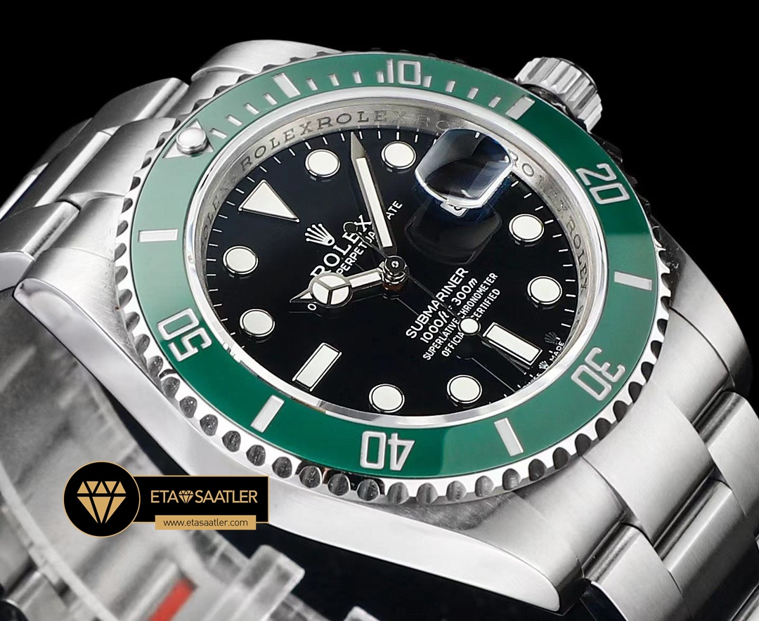 Rolex 41mm Submariner 126610LV Seramik Yeşil Çerçeve 3235 Super Clone ETA