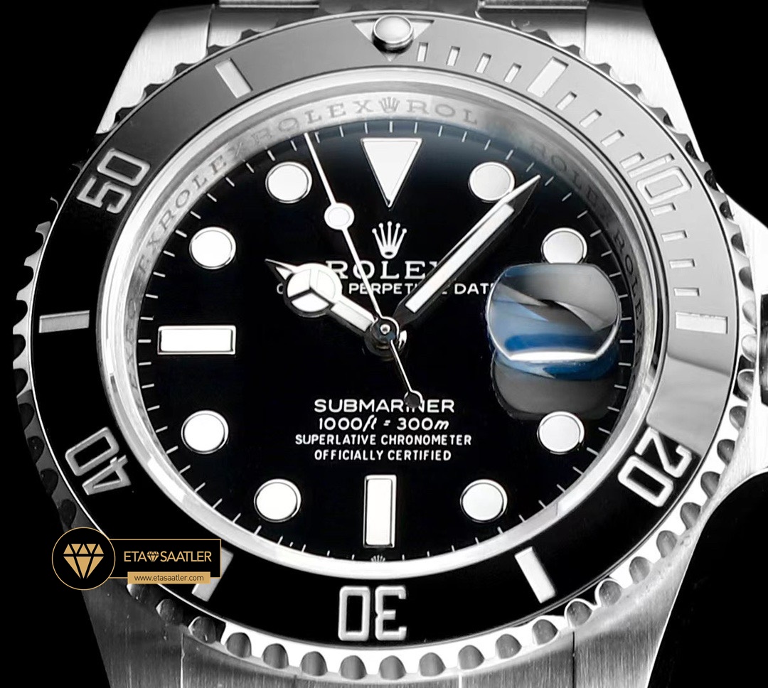 Rolex 41mm Submariner 126610LN Seramik Siyah Çerçeve 3235 Super Clone ETA