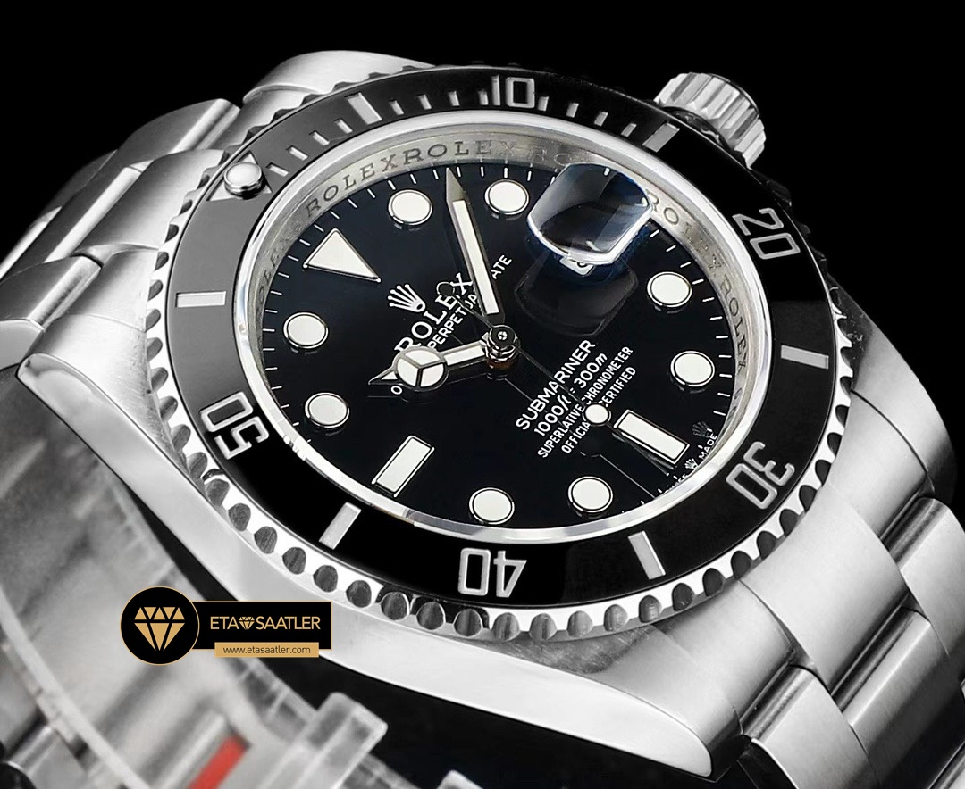 Rolex 41mm Submariner 126610LN Seramik Siyah Çerçeve 3235 Super Clone ETA