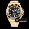 Rolex Submariner 126618LN VSF Full Gold Siyah Kadran 3235 Super Clone ETA