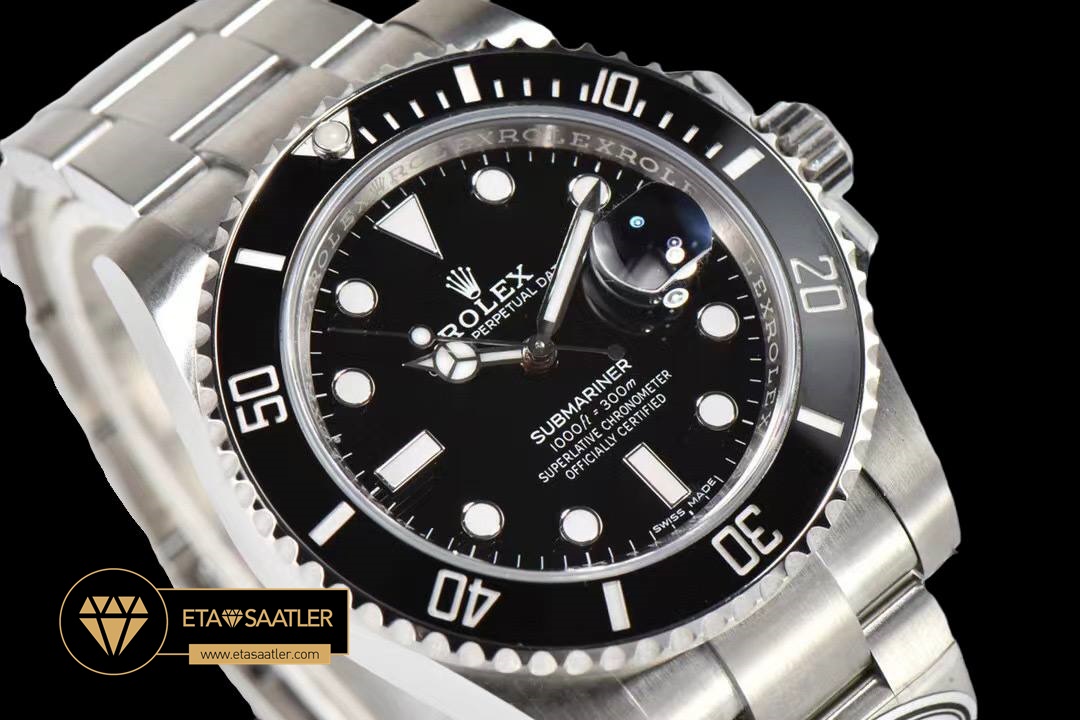 Rolex Submariner 116610LN Siyah Seramik Bezel CLEAN Factory 3135 Super Clone ETA