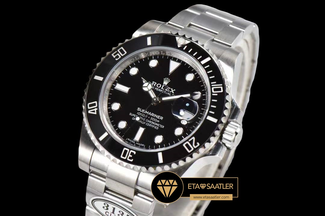 Rolex Submariner 116610LN Siyah Seramik Bezel CLEAN Factory 3135 Super Clone ETA