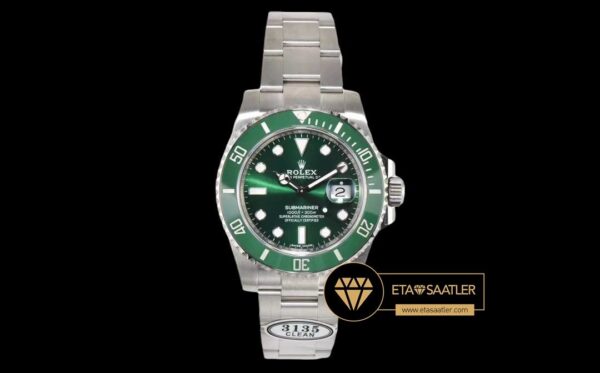 Rolex Submariner 116610LV Yeşil Seramik Bezel CLEAN Factory 3135 Super Clone ETA