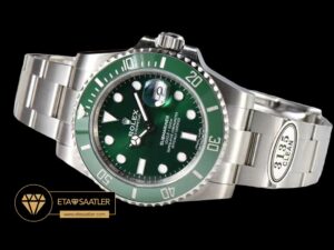 Rolex Submariner 116610LV Yeşil Seramik Bezel CLEAN Factory 3135 Super Clone ETA