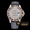 Rolex Yacht Master 116695 Taşlı Kadran Kauçuk Kordon 40mm 1:1 Clone ETA