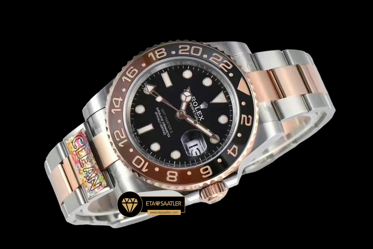 Rolex Gmt-Master II Clean Factory 126711CHNR Rose 3186 Oyster Super Plus Clone ETA