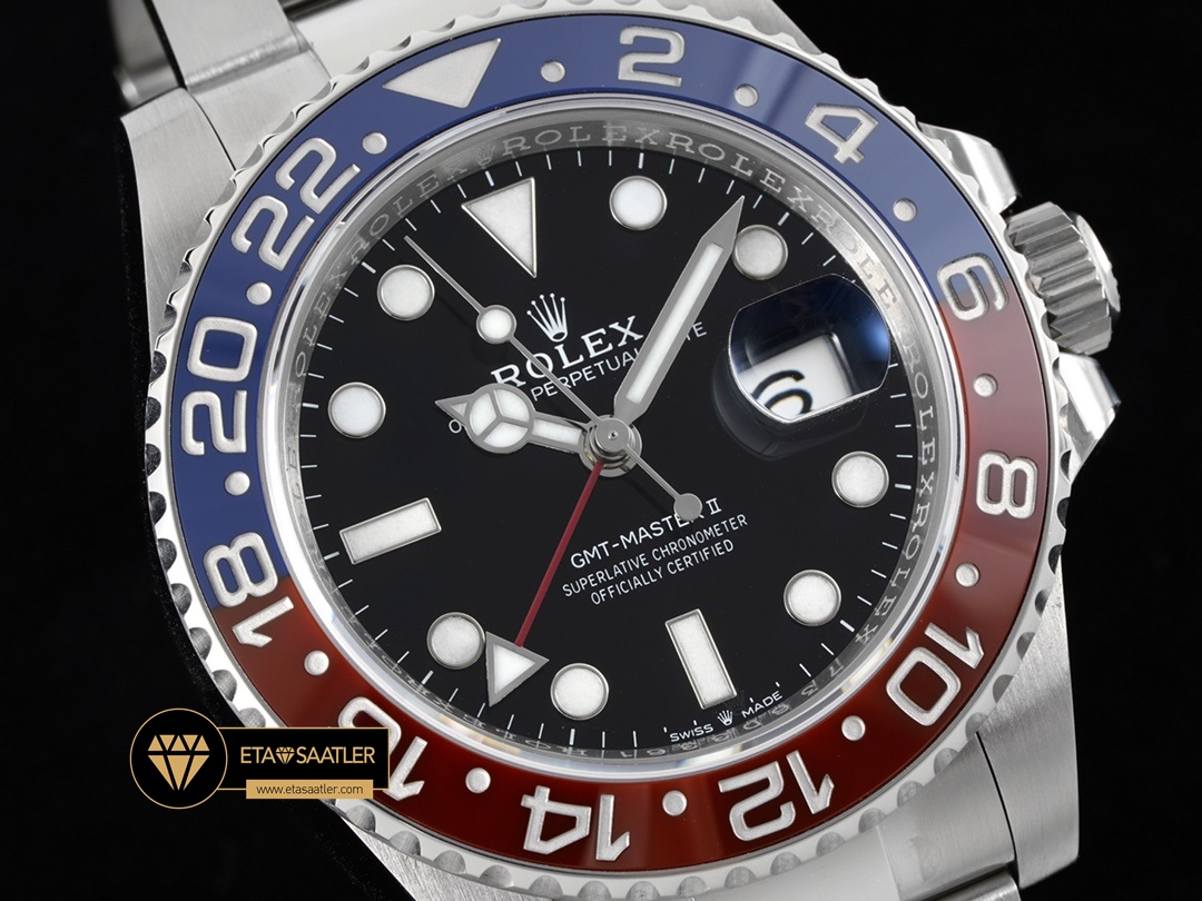 Rolex Gmt-Master II Pepsi 126710BLRO Oyster 3186 Clean Factory Super Plus Clone ETA