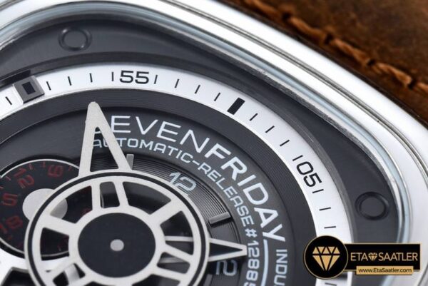 Sf018 sevenfriday p203 w ssle grey jap miyota 02