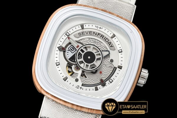 Sf026 sevenfriday p1b03 japan inspired ssle white jap miyota 01
