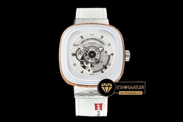 Sf026 Sevenfriday P1b03 Japan Inspired Ssle White Jap Miyota 17