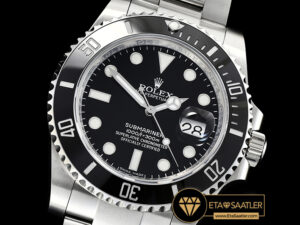 Submariner V9 Siyah Super Clone Rolsub0235b