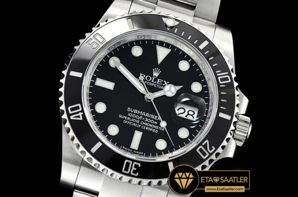 Submariner v9 siyah super clone rolsub0235b